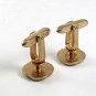 Vintage Small Knot Goldtone Cufflinks By HICKOK USA 101517