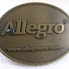 Vintage ALLEGRO Brass Belt Buckle 62917