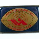 1984 USA Olympic Shooting Team Aiming For Gold Belt Buckle Unbranded 51016