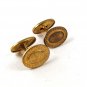 New Old Store Stock Edwardian / Victorian Gold Tone Cufflinks 92416j