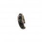 Vintage Southwest Sterling Silver Black Band Ring Sz 9 Unbranded 61016