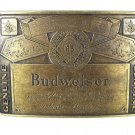 Vintage Budweiser Lager Beer Belt Buckle 8116ab