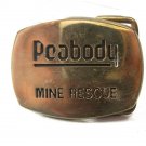 1988 1 of 550 Peabody Mine Rescue Belt Buckle by Stonebridge Press 112015
