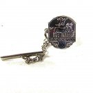 Sterling Silver H Donkeys 5 to 50 Club 10 years Tie Tac By B.B. Co. 81316