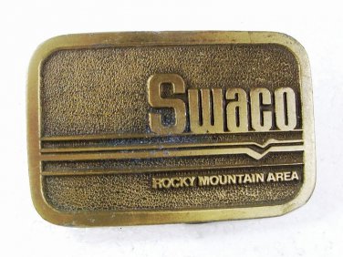 Swaco Rocky Mountain Area Oilfield Belt Buckle By HIT LINE USA 3516