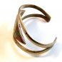 Vintage Mexican Sterling Silver Aztec Calender Cuff Bracelet