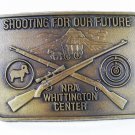 Shooting For Our Future NRA Whittington Center Belt Buckle Unbranded 5916