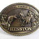 1980 National Finals Rodeo Belt Buckle By HESSTON 9817