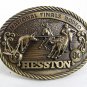 1980 National Finals Rodeo Belt Buckle By HESSTON 9817