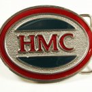 1970's HMC ? Construction ? Red Blue Belt Buckle by CD HIT Made In USA 101915