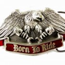 Born To Ride Eagle Belt Buckle By GREAT AMERICAN BUCKLE CO 32216