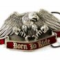 Born To Ride Eagle Belt Buckle By GREAT AMERICAN BUCKLE CO 32216