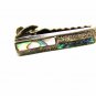 Mexican Taxco Sterling Silver Abalone Eagle Mark Tie Clasp by FRA 82015