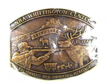 MIP NRA Preserving Our Shooting Heritage Whittington Center Belt Buckle 5916