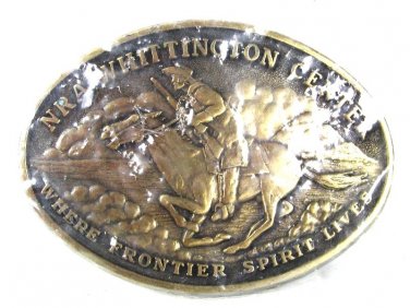 NRA Whittington Center Where Frontier Spirit Lives Belt Buckle Unbranded MIP