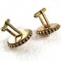 Vintage 1/20th 12Kt Gold Filled Goldtone & Pearl Cufflinks 73117