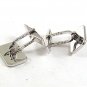 Vintage Sterling Silver Flower Cufflnk By SMIBO 93017