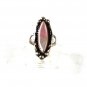Native American Sterling Silver Pink Mother Pearl Ring Sz 6 Unbranded 53116
