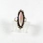 Native American Sterling Silver Pink Mother Pearl Ring Sz 6 Unbranded 53116