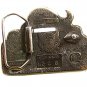 1979 5 Cent Insert Coin Unzip Shake Well Belt Buckle By GABCo USA 121417