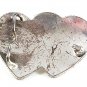 Sterling Plate 2 Hearts Initial A Belt Buckle By MONTANA SILVERSMITHS 13017
