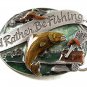 1985 I'd Rather Be Fishing Belt Buckle by Siskiyou 101817