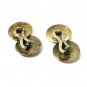 Edwardian / Art Deco Goldtone Cufflinks by Finberg Manufacturiing Co FMCO 861