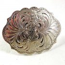 Western Cowgirl Sterling Silver Plate Ladies Belt Buckle By AWARD DESIGNS 51617