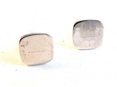Vintage Sterling Silver Cufflinks Signed Squire