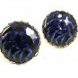 Vintage 1970's Silvertone & Blue GEMINI The Twins Nudes Cufflinks 102317