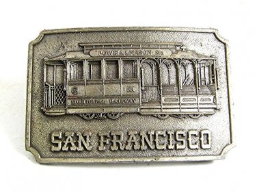 1975 San Francisco Trolley Car Powell & Masons Sts By KINNEY 82917