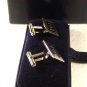 Silvertone Initials EOJ Cufflinks by HAYWARD in Paul Fredrick Box 31816