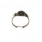 Sterling Silver Black Heart Ring Size 9 Unbranded 41316