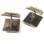 Vintage Mexican Taxco Sterling Silver & Abalone Cufflinks By R. Luco 81316
