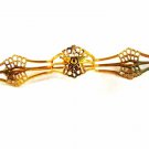 Vintage Eastern Star Goldtone Scarf Pin / Brooch Unbranded 32916
