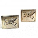 Vintage Sterling Silver Pegasus The Flying Horse Cufflinks By Swank 81617