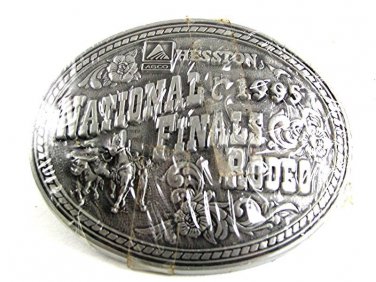 1995 National Finals Rodeo HESSTON Belt Buckle 91217