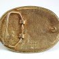 Vintage Goldtone Belt Buckle Made In USA 41017
