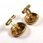 Gold Tone Brushed 1/20 12K G.F. Gold Filled Cufflinks by ANSON 12415