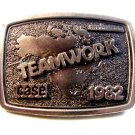 Vintage First Annual CI Awards 1982 Case Teamwork Belt Buckle