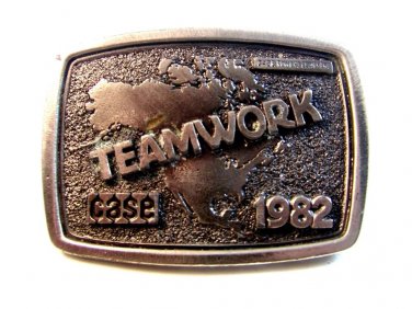 Vintage First Annual CI Awards 1982 Case Teamwork Belt Buckle