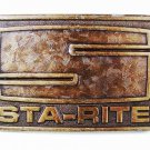 1976 STA-RITE Brass Belt Buckle 8216