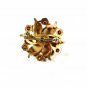 1950's-60's White Clear & Pink Rhinestones Brooch By CORO 42616