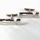 Vintage Sterling Silver initial / Letters S. M. Cufflinks Unbranded 41216