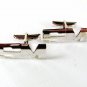 Vintage Sterling Silver initial / Letters S. M. Cufflinks Unbranded 41216