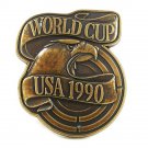 USA 1990 World Cup Belt Buckle Made In USA 21817