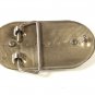 Vintage Silver Tone Belt Buckle With a Whatchama Calliit 72716