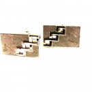 Vintage Silvertone Dress Cufflinks By SWANK 31516