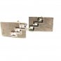 Vintage Silvertone Dress Cufflinks By SWANK 31516