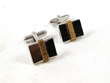 Vintage Silver Tone & Gold Tone Cufflinks 102616